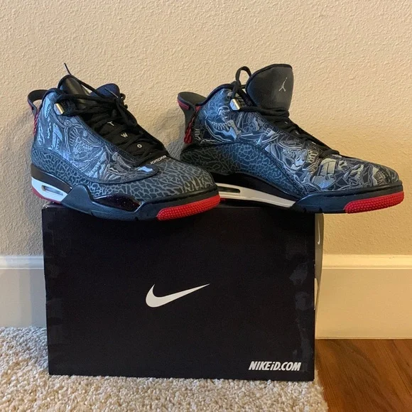 Nike | Shoes | Nike Id Air Jordan Dub Zero Custom Size 2 